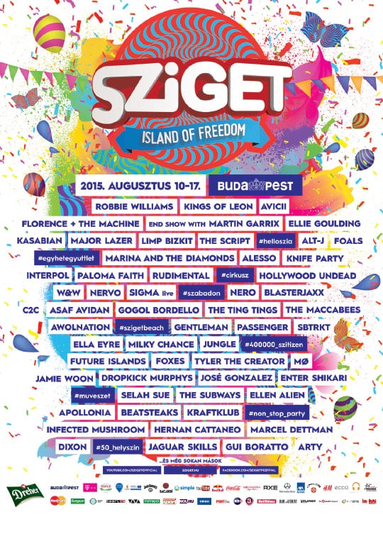 SZIGET2020 Program Objav LineUp Szigetu2020! Sziget Festival