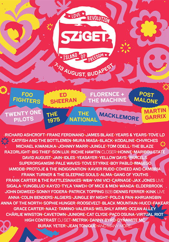 Sziget2020 Program